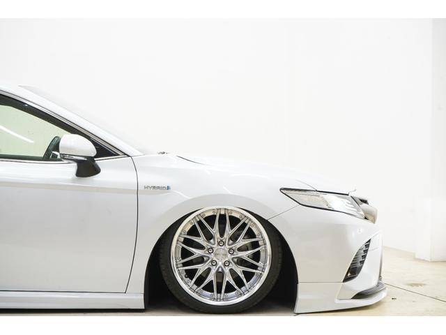 カムリ ＷＳ　ハーフレザー／社外エアサス／ＴＲＤエアロ／社外ＷＯＲＫクヴェル１９インチ／社外マフラー／社外テールランプ／トランクスポイラー／Ｂｌｕｅｔｏｏｔｈ／バックカメラ／ＥＴＣ２．０／運転席パワーシート／（49枚目）