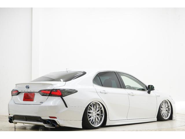 カムリ ＷＳ　ハーフレザー／社外エアサス／ＴＲＤエアロ／社外ＷＯＲＫクヴェル１９インチ／社外マフラー／社外テールランプ／トランクスポイラー／Ｂｌｕｅｔｏｏｔｈ／バックカメラ／ＥＴＣ２．０／運転席パワーシート／（50枚目）