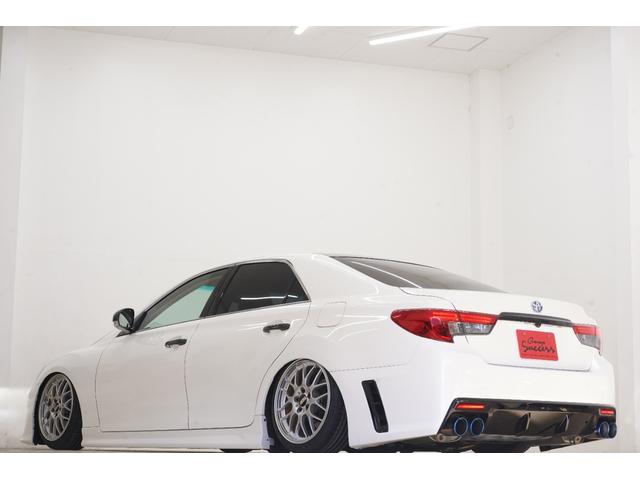 マークX 250G リラックスセレクション エアサス公認/ルーフブラック/RDSバンパー・リアG’sバンパー/モデリスタ(F・Sエアロ・グリルガーニッシュ)/中期ヘッドライト・テール/柿本マフラー/社外BBS18インチ/内装LED打替え済み/(24枚目)