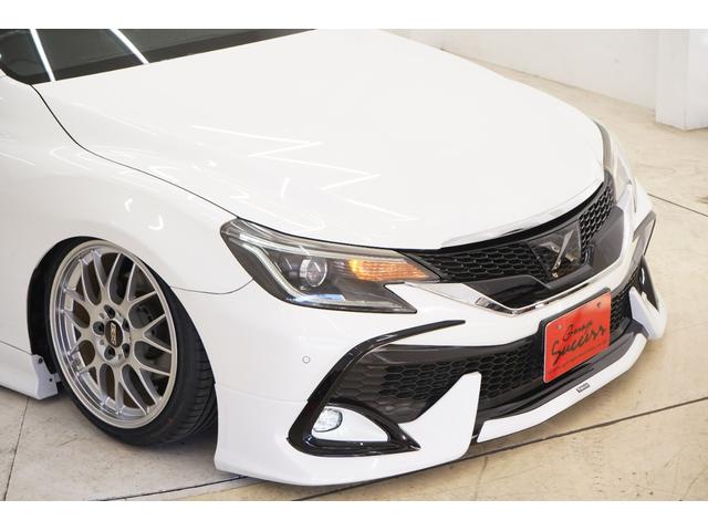 マークX 250G リラックスセレクション エアサス公認/ルーフブラック/RDSバンパー・リアG’sバンパー/モデリスタ(F・Sエアロ・グリルガーニッシュ)/中期ヘッドライト・テール/柿本マフラー/社外BBS18インチ/内装LED打替え済み/(49枚目)