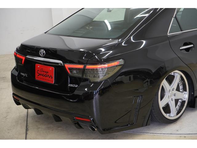 マークX 250G リラックスセレクション・ブラックリミテッド RDSモデリスタエアロ/G’sバンパー/BRASHサイドステップ/OZ19インチホイール/新品TEIN車高調/2眼ヘッドライト(青眼)/2色フォグ/コウゴクテールランプ/バックカメラ/ETC/(7枚目)