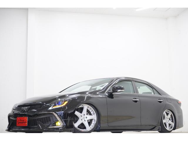 マークX 250G リラックスセレクション・ブラックリミテッド RDSモデリスタエアロ/G’sバンパー/BRASHサイドステップ/OZ19インチホイール/新品TEIN車高調/2眼ヘッドライト(青眼)/2色フォグ/コウゴクテールランプ/バックカメラ/ETC/(14枚目)