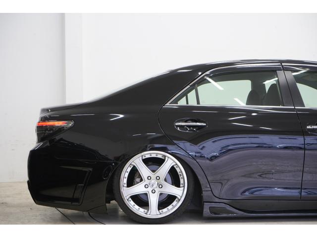 マークX 250G リラックスセレクション・ブラックリミテッド RDSモデリスタエアロ/G’sバンパー/BRASHサイドステップ/OZ19インチホイール/新品TEIN車高調/2眼ヘッドライト(青眼)/2色フォグ/コウゴクテールランプ/バックカメラ/ETC/(50枚目)