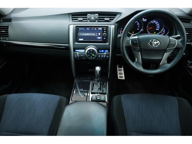 マークX 250G Sパッケージ 黒内装/フロントG’sバンパー/リア中期Sパッケージバンパー/新品TEIN車高調/新品FTX(黒)19インチ/新品タイヤ/中期ヘッドライト・テール/パドルシフト/クルーズコントロール/ETC/(4枚目)