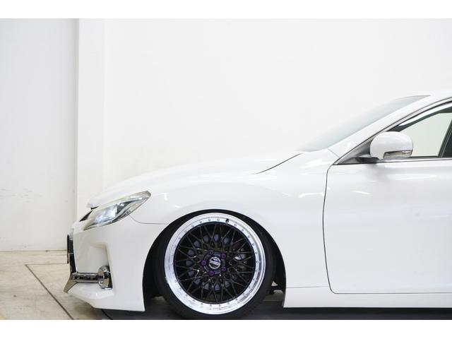 マークX 250G Sパッケージ 黒内装/フロントG’sバンパー/リア中期Sパッケージバンパー/新品TEIN車高調/新品FTX(黒)19インチ/新品タイヤ/中期ヘッドライト・テール/パドルシフト/クルーズコントロール/ETC/(17枚目)