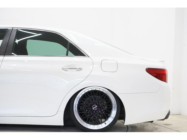 マークX 250G Sパッケージ 黒内装/フロントG’sバンパー/リア中期Sパッケージバンパー/新品TEIN車高調/新品FTX(黒)19インチ/新品タイヤ/中期ヘッドライト・テール/パドルシフト/クルーズコントロール/ETC/(18枚目)