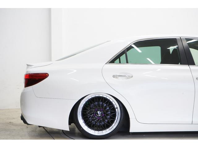 マークX 250G Sパッケージ 黒内装/フロントG’sバンパー/リア中期Sパッケージバンパー/新品TEIN車高調/新品FTX(黒)19インチ/新品タイヤ/中期ヘッドライト・テール/パドルシフト/クルーズコントロール/ETC/(50枚目)