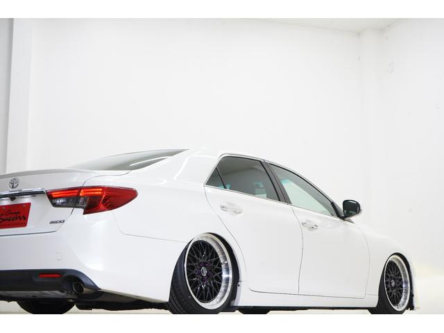 マークX 250G Sパッケージ 黒内装/フロントG’sバンパー/リア中期Sパッケージバンパー/新品TEIN車高調/新品FTX(黒)19インチ/新品タイヤ/中期ヘッドライト・テール/パドルシフト/クルーズコントロール/ETC/(55枚目)