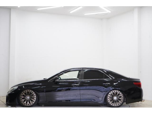 マークX 250G フロントBRASHバンパー・グリル/社外車高調/社外326Power19AW/中間・リアストレートマフラー/中期ヘッドライト・テールランプ/2色フォグ/Bluetooth/バックカメラ/ETC(17枚目)