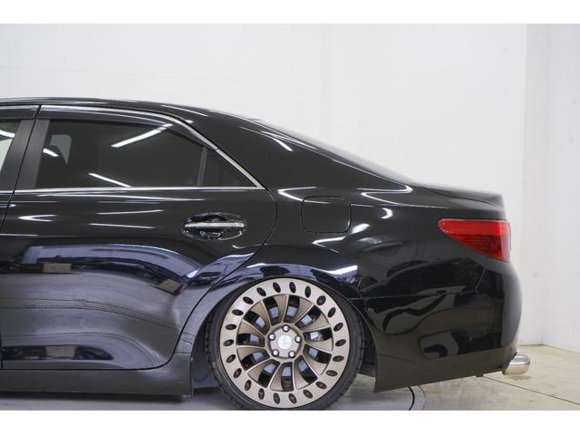 マークX 250G フロントBRASHバンパー・グリル/社外車高調/社外326Power19AW/中間・リアストレートマフラー/中期ヘッドライト・テールランプ/2色フォグ/Bluetooth/バックカメラ/ETC(19枚目)