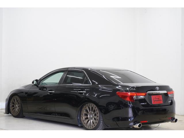 マークX 250G フロントBRASHバンパー・グリル/社外車高調/社外326Power19AW/中間・リアストレートマフラー/中期ヘッドライト・テールランプ/2色フォグ/Bluetooth/バックカメラ/ETC(20枚目)