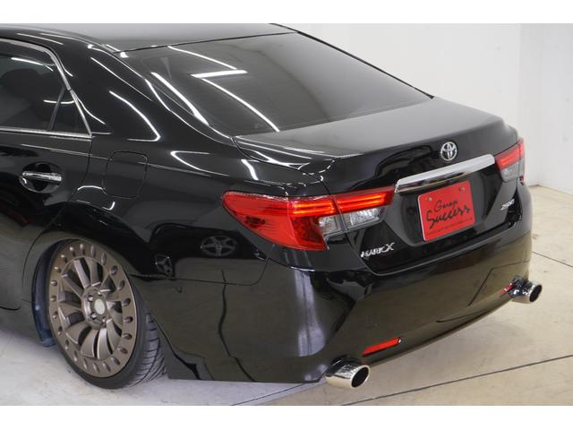 マークX 250G フロントBRASHバンパー・グリル/社外車高調/社外326Power19AW/中間・リアストレートマフラー/中期ヘッドライト・テールランプ/2色フォグ/Bluetooth/バックカメラ/ETC(23枚目)