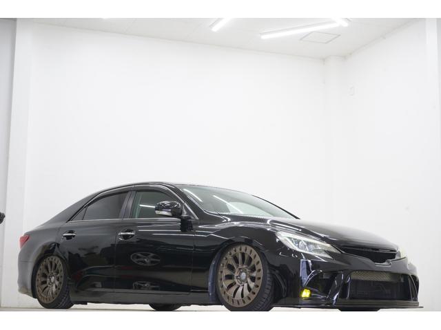 マークX 250G フロントBRASHバンパー・グリル/社外車高調/社外326Power19AW/中間・リアストレートマフラー/中期ヘッドライト・テールランプ/2色フォグ/Bluetooth/バックカメラ/ETC(49枚目)