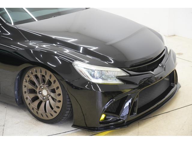 マークX 250G フロントBRASHバンパー・グリル/社外車高調/社外326Power19AW/中間・リアストレートマフラー/中期ヘッドライト・テールランプ/2色フォグ/Bluetooth/バックカメラ/ETC(50枚目)