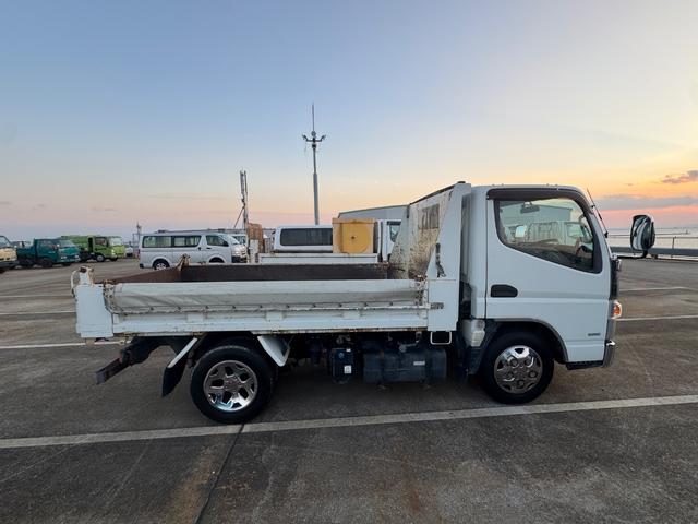 キャンター ダンプ　ＴＰＧ－ＦＢＡ６０　極東製強化ダンプ　４ナンバー　積載３トン　５ＭＴ　電動格納ミラー　メッキコーナー　メッキバンパー　メッキミラーカバー　メッキホイールキャップ　ＥＴＣ　黒内装　準中型免許（Ｃ－３２）（15枚目）