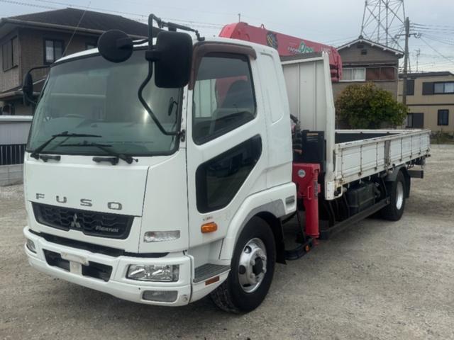 ファイター TKG-FK61F ファイター 平 古河ユニック3段 2.9t吊り 床鉄板張 ステンレス製工具箱 無線 ラジコン 6MT 積載2550kg (中型免許) (FF-6)(2枚目)