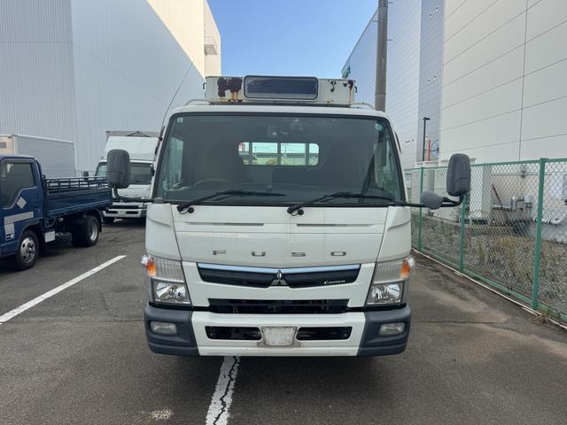 キャンター 2PG-FEB90 平 高床 増トン車 床鉄板張 シートデッキ 6AT 黒内装 ETC ドラレコ バックモニター 電動格納ミラー フォグランプ D環7対(14個)(C-30)(中型免許)(4枚目)