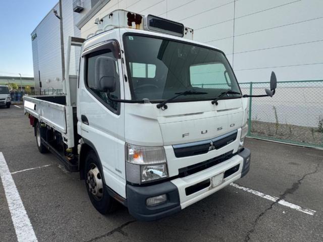 キャンター 2PG-FEB90 平 高床 増トン車 床鉄板張 シートデッキ 6AT 黒内装 ETC ドラレコ バックモニター 電動格納ミラー フォグランプ D環7対(14個)(C-30)(中型免許)(5枚目)