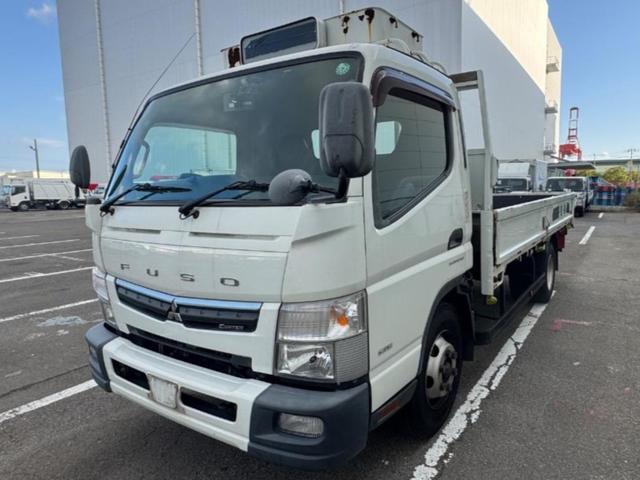 キャンター 2PG-FEB90 平 高床 増トン車 床鉄板張 シートデッキ 6AT 黒内装 ETC ドラレコ バックモニター 電動格納ミラー フォグランプ D環7対(14個)(C-30)(中型免許)(6枚目)