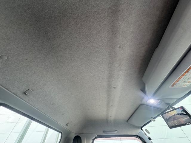 キャンター 2PG-FEB90 平 高床 増トン車 床鉄板張 シートデッキ 6AT 黒内装 ETC ドラレコ バックモニター 電動格納ミラー フォグランプ D環7対(14個)(C-30)(中型免許)(26枚目)