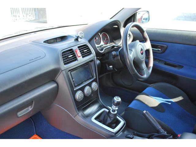 インプレッサ WRX STi 修復歴無 アプライドE型 匠マフラー アドバン17アルミ 純正ブレンボキャリパー 大型Rスポイラー ディスプレイオーディオ 純正エアロ ETC キーレス 純正スポーツシート(34枚目)