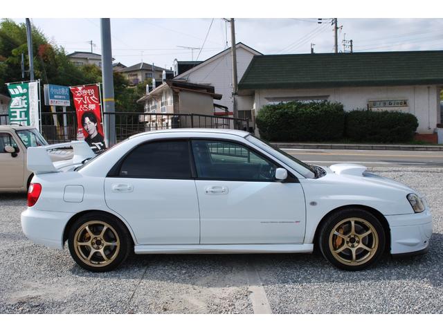 インプレッサ WRX STi 修復歴無 タイミングベルト97196km交換ステッカー有り アドバン17アルミ 純正ブレンボ STIスポーツシート フロントリップ キセノンライト Rスポイラー Defiブーストメーター キーレス(17枚目)