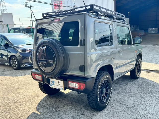 ジムニー ＸＣ　ワンオーナー　カスタム使用（キャリア・１６インチブロックタイヤ）　デュアルセンサーブレーキサポート　ドラレコ　シートヒーター　レーンキープアシスト　Ｐスタート　後席シートベルトリマインダー　背面タイヤ（23枚目）