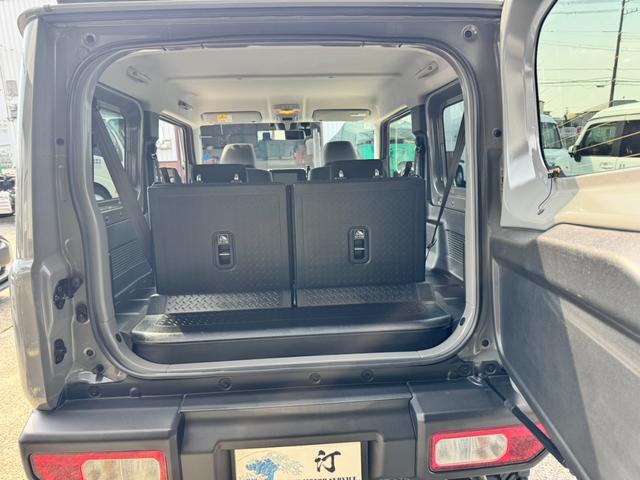 ジムニー ＸＣ　ワンオーナー　カスタム使用（キャリア・１６インチブロックタイヤ）　デュアルセンサーブレーキサポート　ドラレコ　シートヒーター　レーンキープアシスト　Ｐスタート　後席シートベルトリマインダー　背面タイヤ（77枚目）