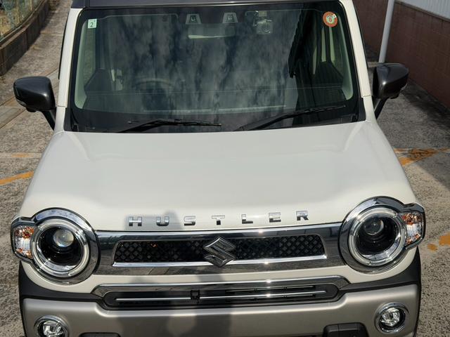 ハスラー 　全方位カメラ　純正ナビ　ルーフレール　フルセグＴＶ　純正アルミホイル　ＡｐｐｌｅＣａｒＰｌａｙ　ＬＥＤライト　シートヒーター　ＡＥＢ　パドルシフト　雪道走行支援　ＥＳＣ　ＥＴＣ　ドラレコ　車線逸脱防止（10枚目）