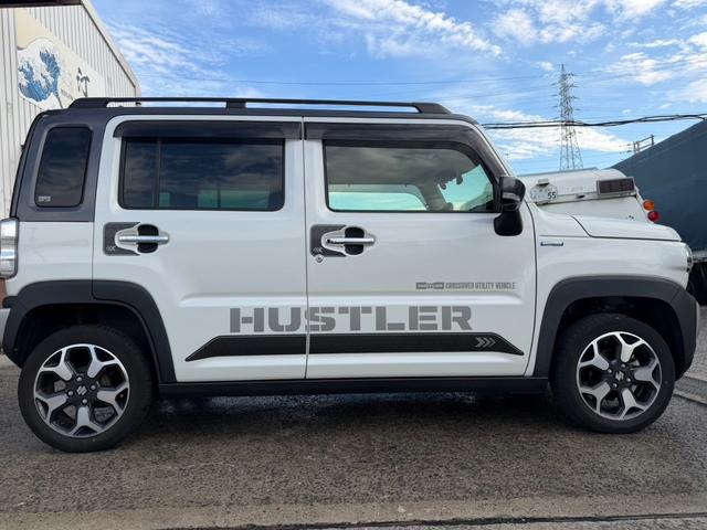 ハスラー 　全方位カメラ　純正ナビ　ルーフレール　フルセグＴＶ　純正アルミホイル　ＡｐｐｌｅＣａｒＰｌａｙ　ＬＥＤライト　シートヒーター　ＡＥＢ　パドルシフト　雪道走行支援　ＥＳＣ　ＥＴＣ　ドラレコ　車線逸脱防止（22枚目）