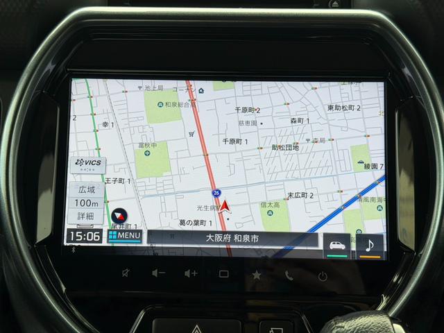 ハスラー 　全方位カメラ　純正ナビ　ルーフレール　フルセグＴＶ　純正アルミホイル　ＡｐｐｌｅＣａｒＰｌａｙ　ＬＥＤライト　シートヒーター　ＡＥＢ　パドルシフト　雪道走行支援　ＥＳＣ　ＥＴＣ　ドラレコ　車線逸脱防止（40枚目）