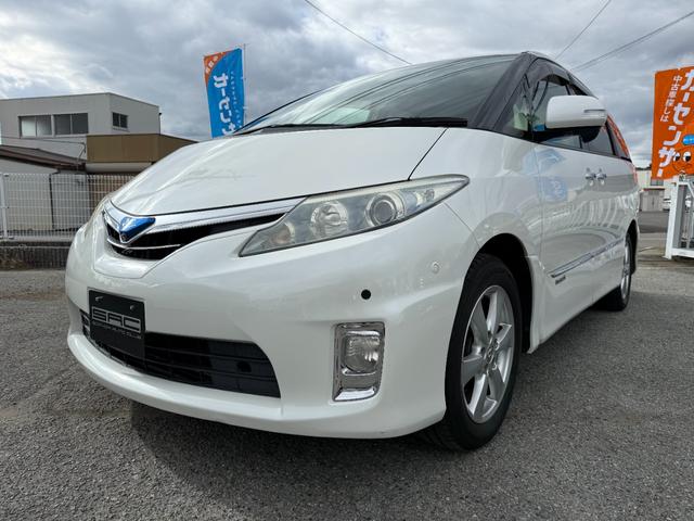 エスティマハイブリッド Ｇ　純正ＨＤＤナビ　バックカメラ　フリップダウンモニター　前後ドラレコ　両側パワースライドドア　ＨＩＤ　Ｗオートエアコン　ＥＴＣ　ＡＣ１００Ｖ電源　クルーズコントロール　クリアランスソナー　ＥＴＣ（8枚目）