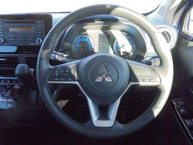 eKクロス T 全方位カメラ LEDライト スマートキー 純正アルミホイール CD(15枚目)