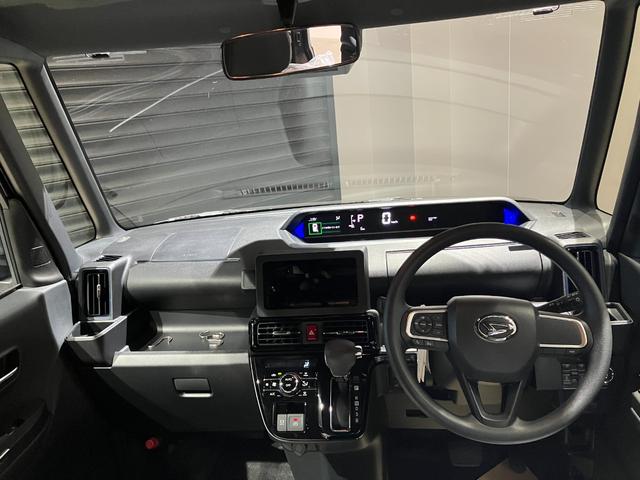 タント カスタムＸ　届出済未使用車　両側電動スライドドア　衝突被害軽減ブレーキ　禁煙車　アルミホイール　ＬＥＤヘッドライト　シートヒーター　電子パーキング　オートブレーキホールド　パーキングセンサー　シートバックテーブル（31枚目）