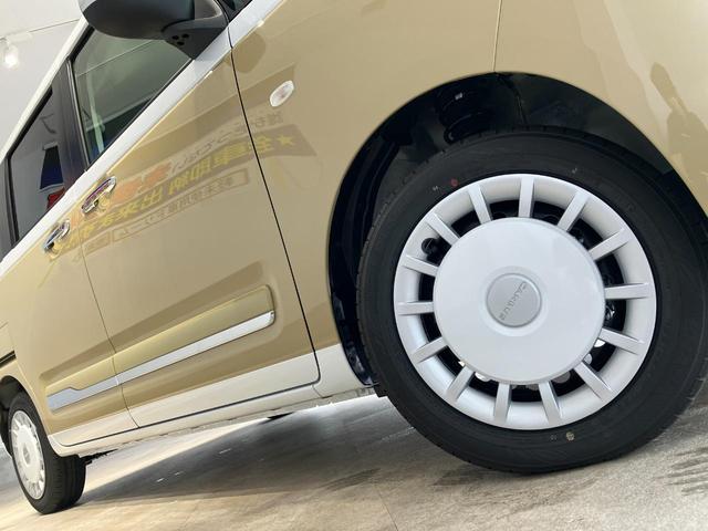 ムーヴキャンバス ストライプスＧ　届出済未使用車　禁煙車　両側電動スライドドア　衝突被害軽減ブレーキ　電子パーキング　オートブレーキホールド　前席シートヒーター　ホットカップホルダー　スマートキー　ＬＥＤヘッドライト　電動格納ミラー（19枚目）