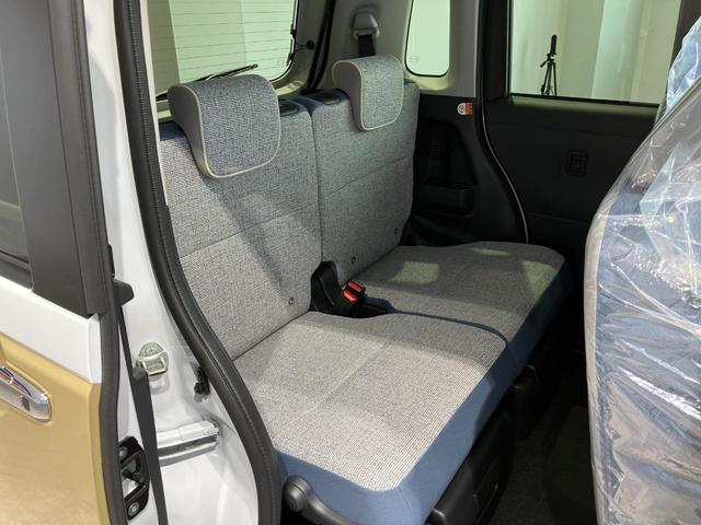 ムーヴキャンバス ストライプスＧ　届出済未使用車　禁煙車　両側電動スライドドア　衝突被害軽減ブレーキ　電子パーキング　オートブレーキホールド　前席シートヒーター　ホットカップホルダー　スマートキー　ＬＥＤヘッドライト　電動格納ミラー（22枚目）