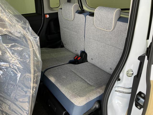 ムーヴキャンバス ストライプスＧ　届出済未使用車　禁煙車　両側電動スライドドア　衝突被害軽減ブレーキ　電子パーキング　オートブレーキホールド　前席シートヒーター　ホットカップホルダー　スマートキー　ＬＥＤヘッドライト　電動格納ミラー（24枚目）