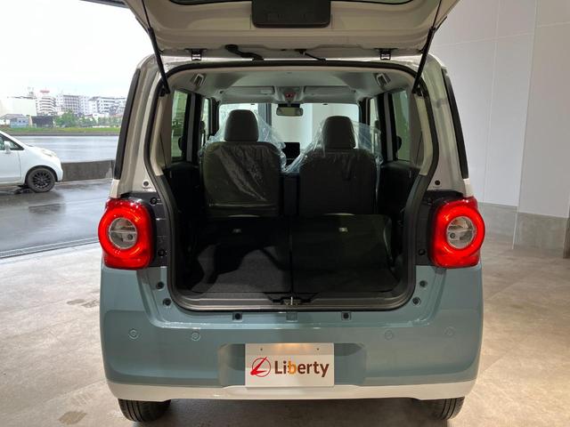 ムーヴキャンバス ストライプスＧ　届出済未使用車　禁煙車　両側電動スライドドア　衝突被害軽減ブレーキ　ＬＥＤヘッドライト　電子パーキング　オートブレーキホールド　前席シートヒーター　ホットカップホルダー　スマートキー　電動格納ミラー（12枚目）