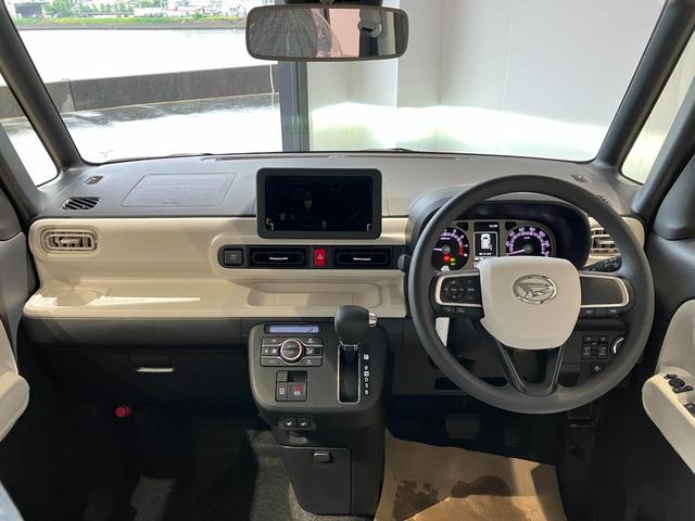 ムーヴキャンバス ストライプスＧ　届出済未使用車　禁煙車　両側電動スライドドア　衝突被害軽減ブレーキ　ＬＥＤヘッドライト　電子パーキング　オートブレーキホールド　前席シートヒーター　ホットカップホルダー　スマートキー　電動格納ミラー（27枚目）