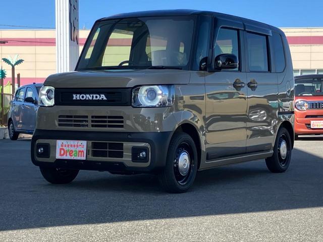Ｎ－ＢＯＸジョイ 　届出済未使用車　純正ＯＰフロントグリル　ＬＥＤフォグライト　両側電動スライドドア　純正フロアマット　ドアバイザー　踏み間違い防止装置　アダプティブクルーズコントロール　レーンキープ　スマートキー（6枚目）
