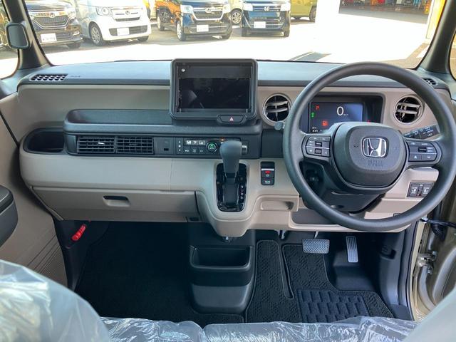 Ｎ－ＢＯＸジョイ 　届出済未使用車　純正ＯＰフロントグリル　ＬＥＤフォグライト　両側電動スライドドア　純正フロアマット　ドアバイザー　踏み間違い防止装置　アダプティブクルーズコントロール　レーンキープ　スマートキー（19枚目）