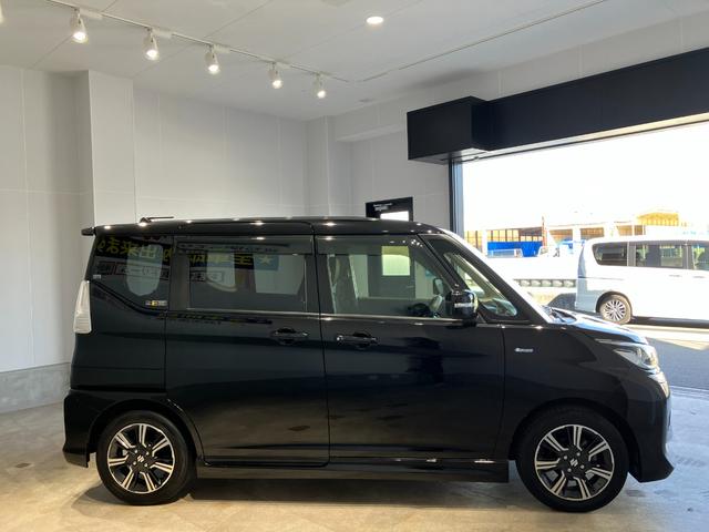 ソリオバンディット ハイブリッドＭＶ　ナビ　バックカメラ　ＥＴＣ　片側電動スライドドア　衝突被害軽減ブレーキ　アダプティブクルーズコントロール　レーンキープアシスト　パーキングセンサー　アルミホイール　スマートキー　シートバックテーブル（12枚目）