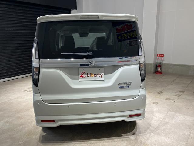 ソリオバンディット ハイブリッドMV 両側電動スライドドア 衝突被害軽減ブレーキ レーンキープアシスト パーキングセンサー クルーズコントロール 純正アルミホイール LEDヘッドライト フォグライト シートヒーター シートバックテーブル(11枚目)