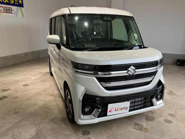 スペーシアカスタム ハイブリッドXS 届出済未使用車 禁煙車 両側電動スライドドア サイドカーテンエアバック Pセンサー オートLED 盗難警報装置 運転席エアバッグ LEDヘッドライト アイドリングS スマートキー フルフラット(8枚目)