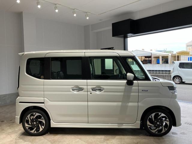 スペーシアカスタム ハイブリッドXS 届出済未使用車 禁煙車 両側電動スライドドア サイドカーテンエアバック Pセンサー オートLED 盗難警報装置 運転席エアバッグ LEDヘッドライト アイドリングS スマートキー フルフラット(9枚目)