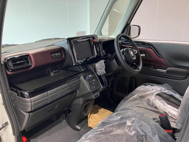 スペーシアカスタム ハイブリッドXS 届出済未使用車 禁煙車 両側電動スライドドア サイドカーテンエアバック Pセンサー オートLED 盗難警報装置 運転席エアバッグ LEDヘッドライト アイドリングS スマートキー フルフラット(21枚目)