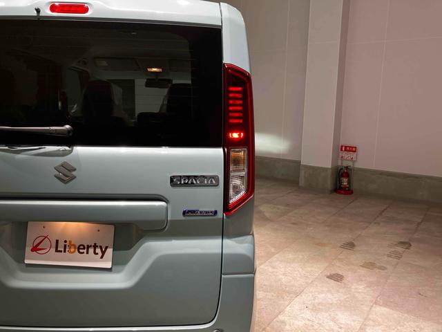 スペーシア ハイブリッドＧ　アイドリングＳ　キーレススタートシステム　オートＬＥＤ　パーキングセンサー　横滑防止　イモビライザー　ＬＥＤライト　Ｗエアバッグ　スマートキー　オートエアコン　フルフラット　パワーステアリング　ＡＢＳ（17枚目）