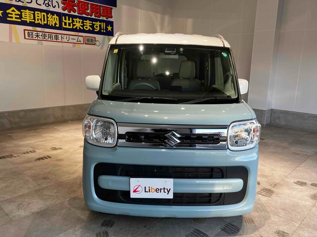 スペーシア ハイブリッドＸ　バックカメラ　両側電動スライドドア　クリアランスソナー　レーンアシスト　衝突被害軽減システム　オートライト　スマートキー　アイドリングストップ　電動格納ミラー　シートヒーター（7枚目）