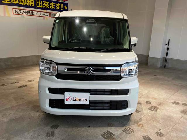 スペーシア ハイブリッドＸ　運転席エアバッグ　デュアルセンサーブレーキ　ＬＫＡＳ　サイドエアバッグ　運転席助手席エアバッグ　前席シートヒーター　ＬＥＤ　フルフラットシート　ＥＳＰ　スマートキー　リモコンキー　ベンチシート　ＡＢＳ（7枚目）