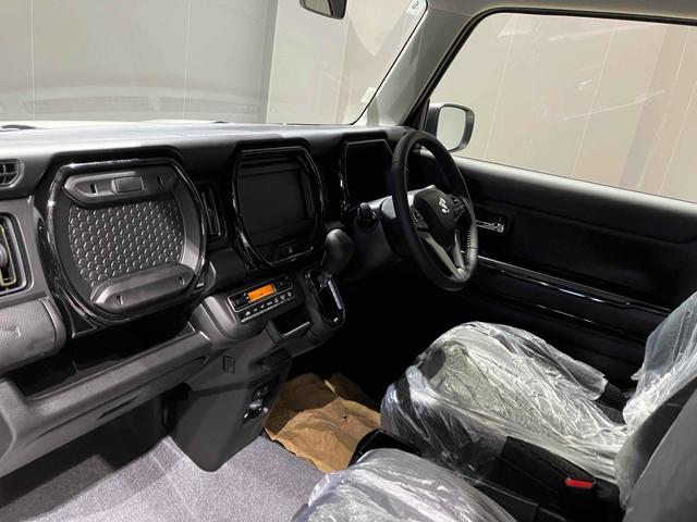 ハスラー ハイブリッドＸ　届出済未使用車　禁煙車　アルミホイール　クリアランスソナー　クルーズコントロール　レーンアシスト　衝突被害軽減システム　オートライト　スマートキー　アイドリングストップ　電動格納ミラー　シートヒーター（23枚目）